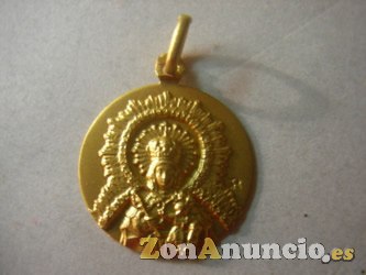 Medallas de virgenes y santos en oro y plata